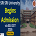Sri Sri University Begins Admission for 2026-27 via SSU CET; Apply Now at srisriuniversity.edu.in